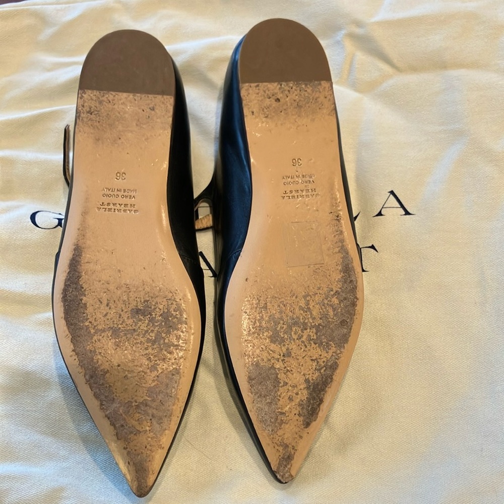 Gabriela Hearst Black Leather Women's Shoes - Picture 2 of 2